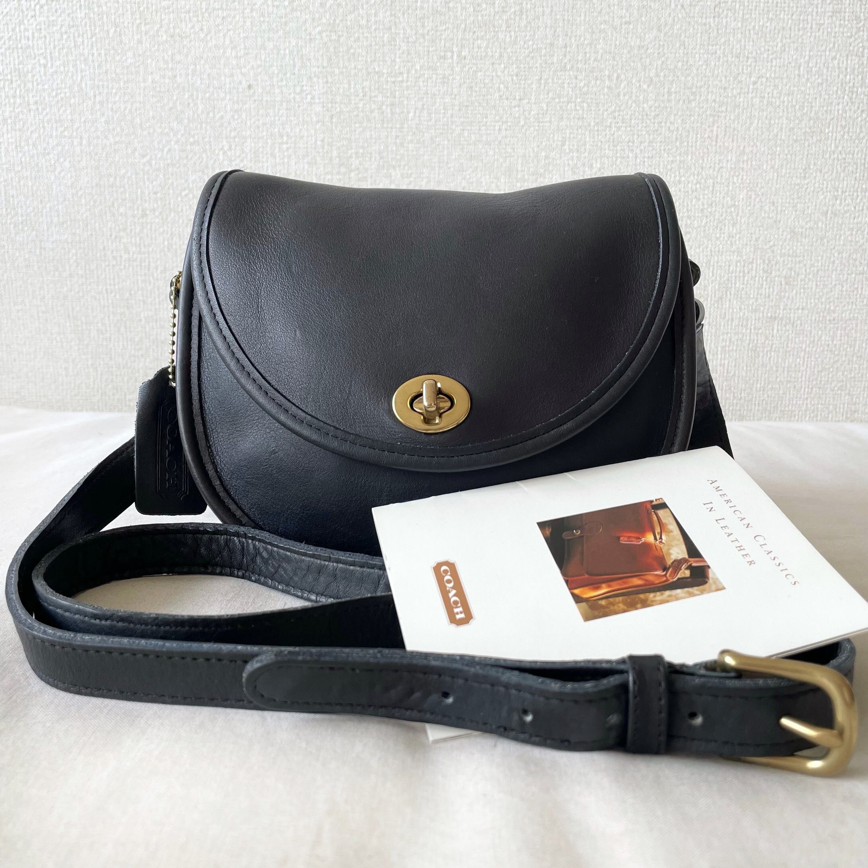 RARE VINTAGE COACH (OLD COACH オールドコーチ) WATSON BAG IN NAVY
