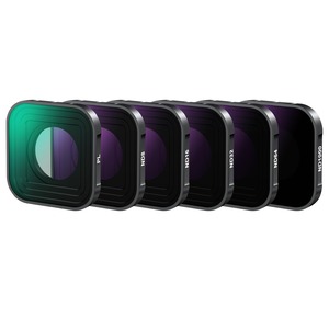 【努力特価】NEEWER CPL NDフィルター コンパチブルGoPro Hero 13 12 11 10 9 ブラック 6パック CPL ND8 ND16 ND32 ND64 ND1000 HD マルチコート 超薄型 減光フィルター 偏光フィルター アクションカメラフィルターセット FL-GP10