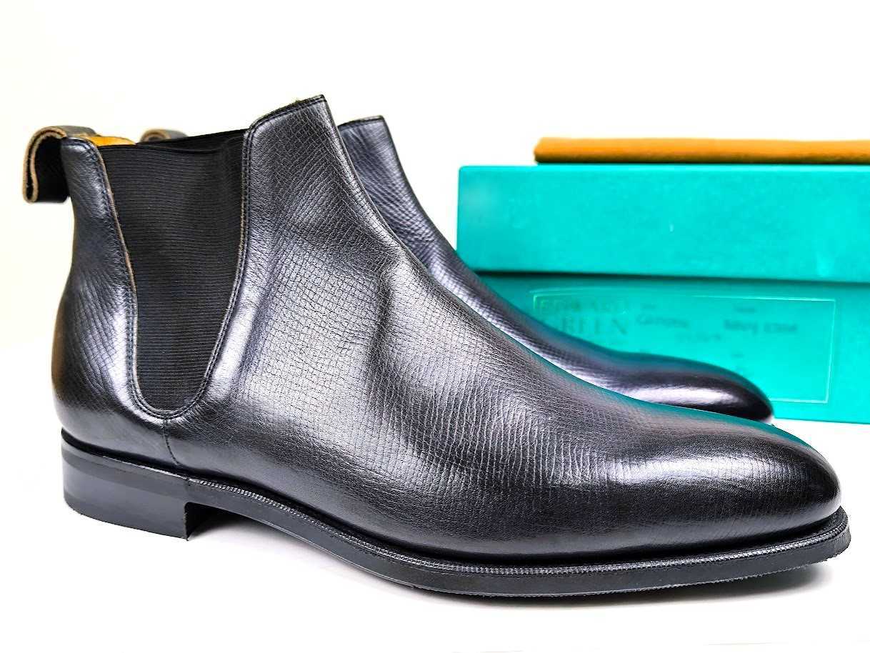 ★超レア・新品未使用★ エドワードグリーン カムデン CAMDEN 82ラスト ネイビー ユタカーフ サイズ7.5E 純正シューズBOX等付属