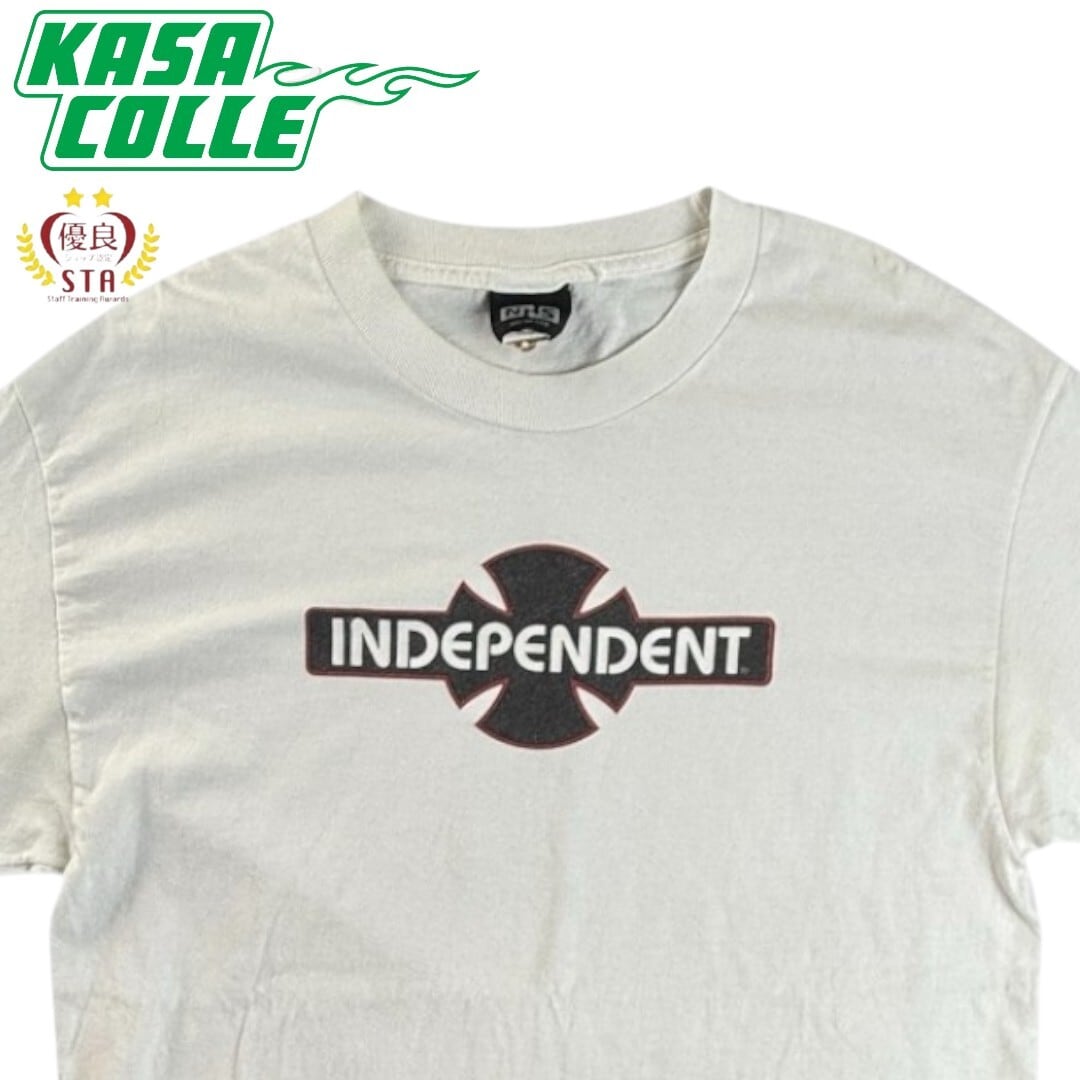 INDEPENDENT】インディペンデント ネームロゴプリントTシャツ