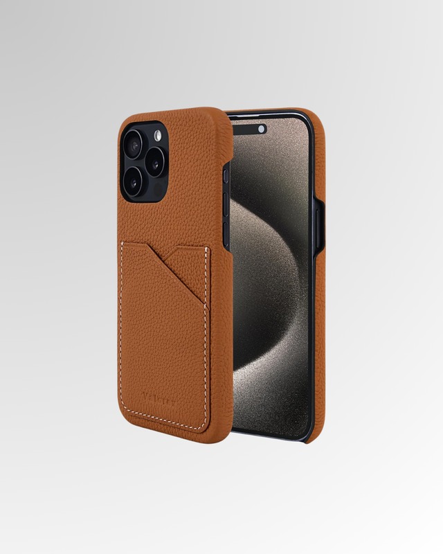 【iPhone15シリーズ】バックカバー型ケース　トゴ　カーネリアン