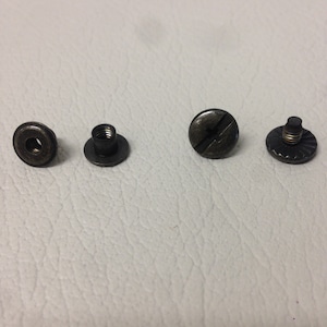 組みネジ（頭9mm、足4mm、軸4.5mm）【アンティーク(2個入り）】JKN-8