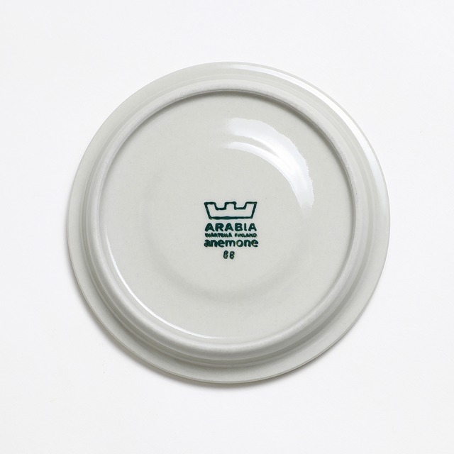 ARABIA アラビア Anemone アネモネ 70mm コーヒー カップ＆ソーサー - 36 北欧ヴィンテージ