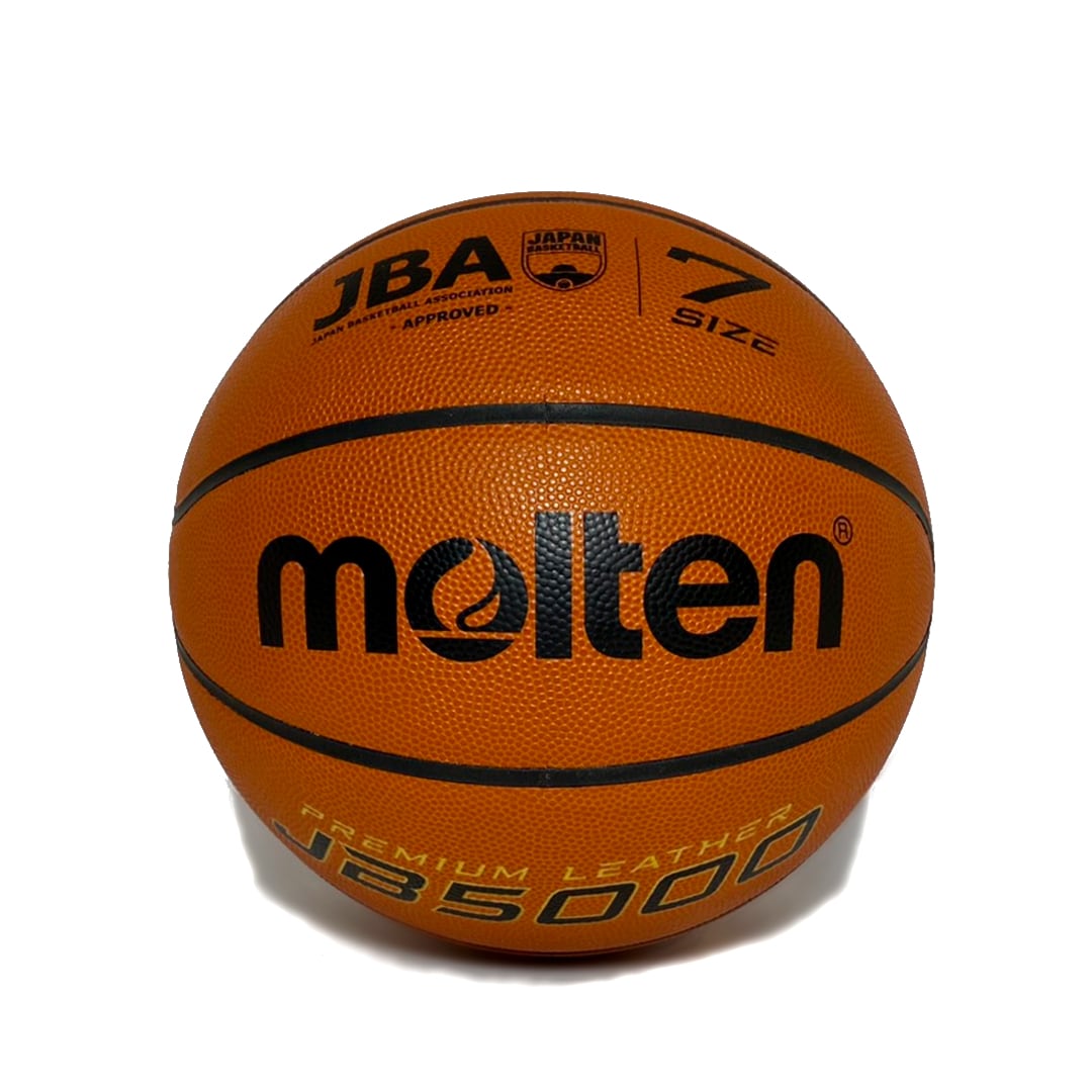 molten バスケットボール JB5000 B7C5000 天然皮革 7号球 全国高等学校体育連盟主催大会公式試合球 モルテン 8面体  Balhalla