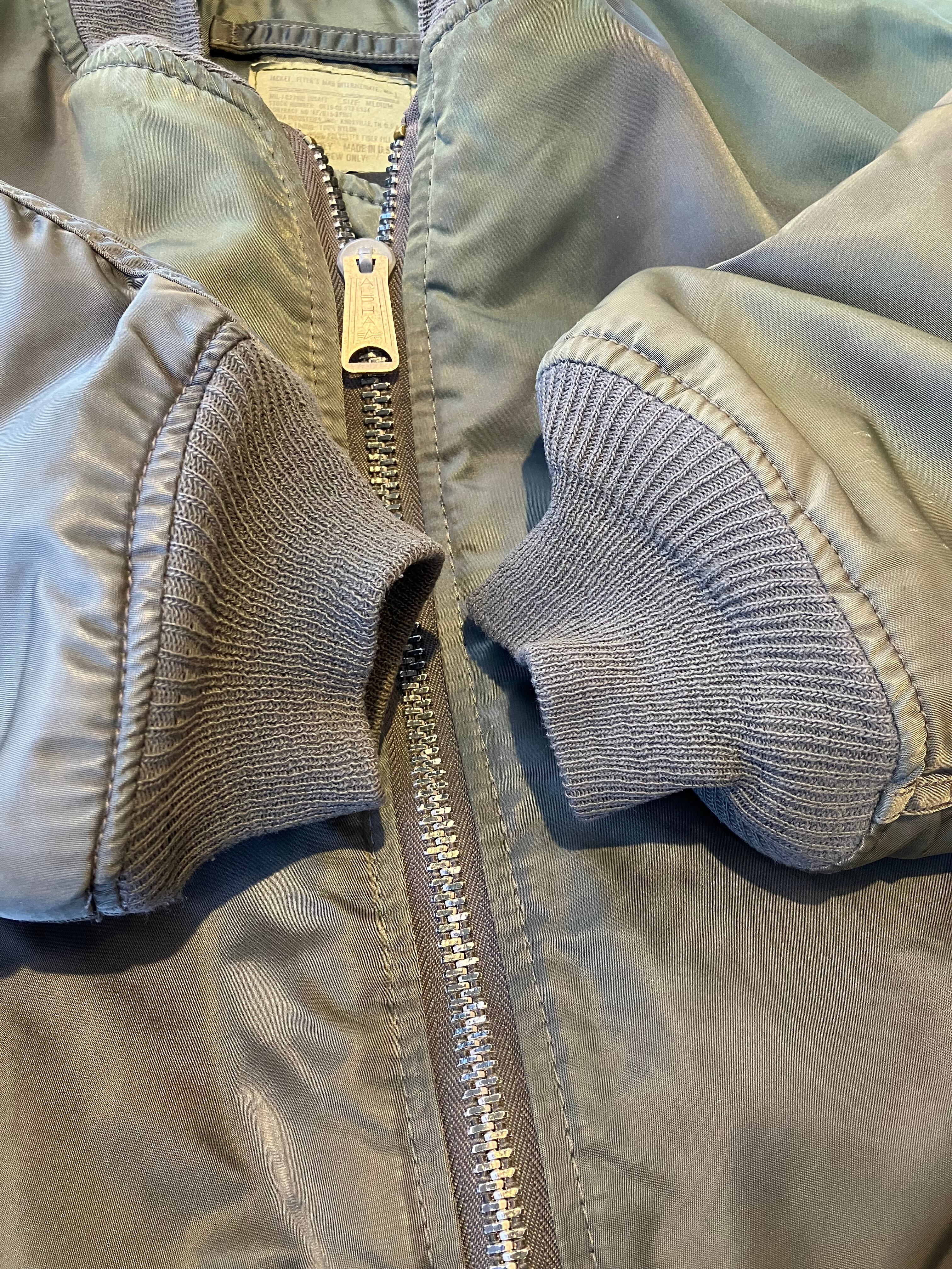 90's ALPHA MA-1 made in U.S.A (SIZE M) | FASHION SPOT RAMONE