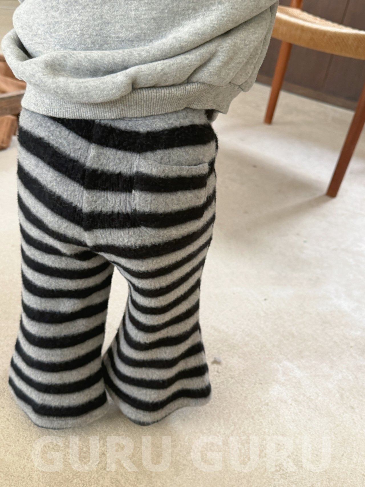 GURUGURU［取寄］border flare pants 26winter