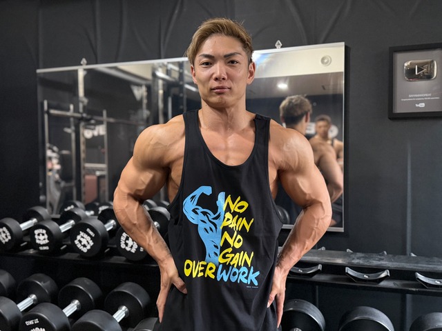 Overwork_Nopainnogain_tanktop_BLACK