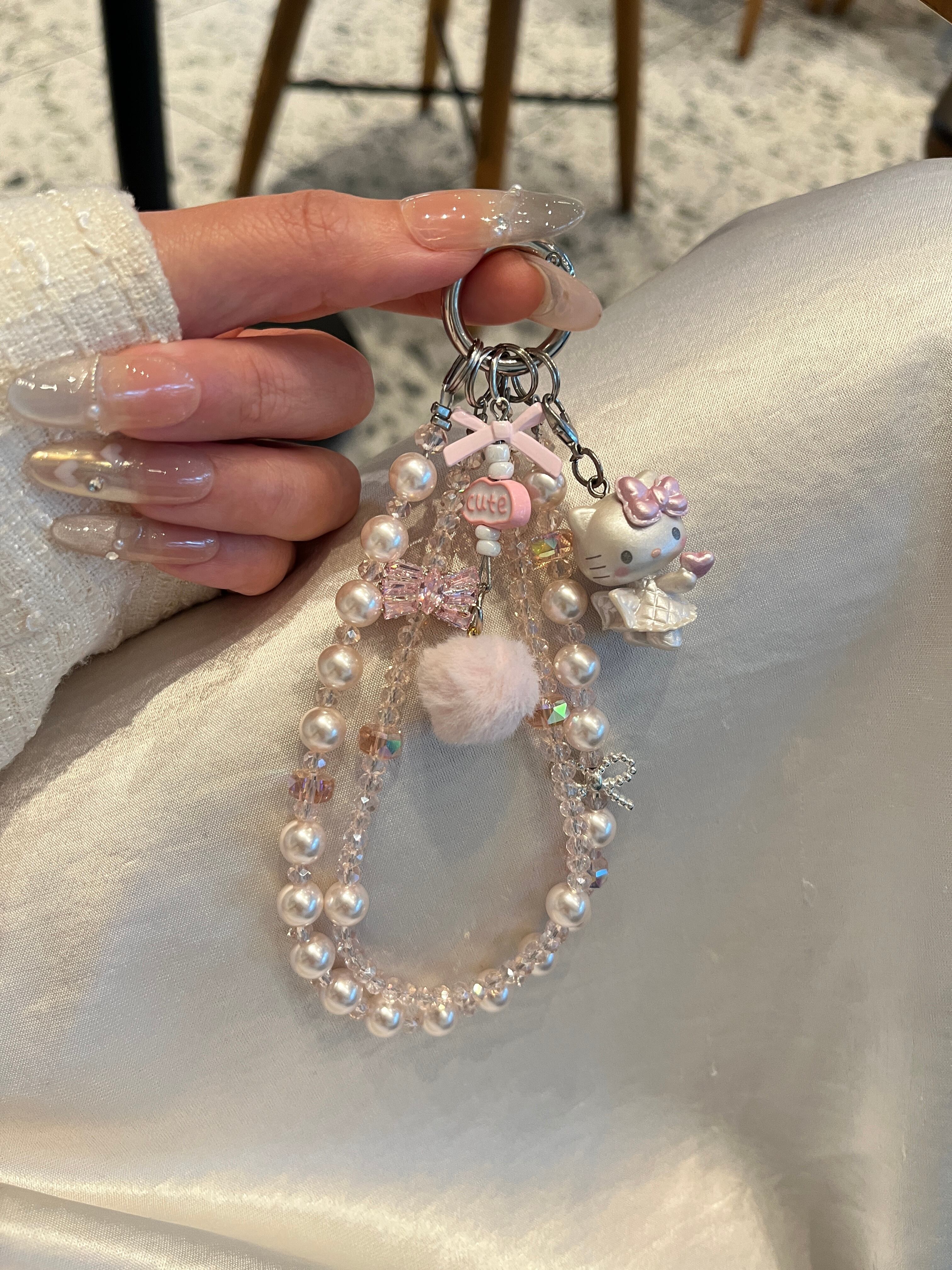 オリジナル手作りビーズストラップ PK2