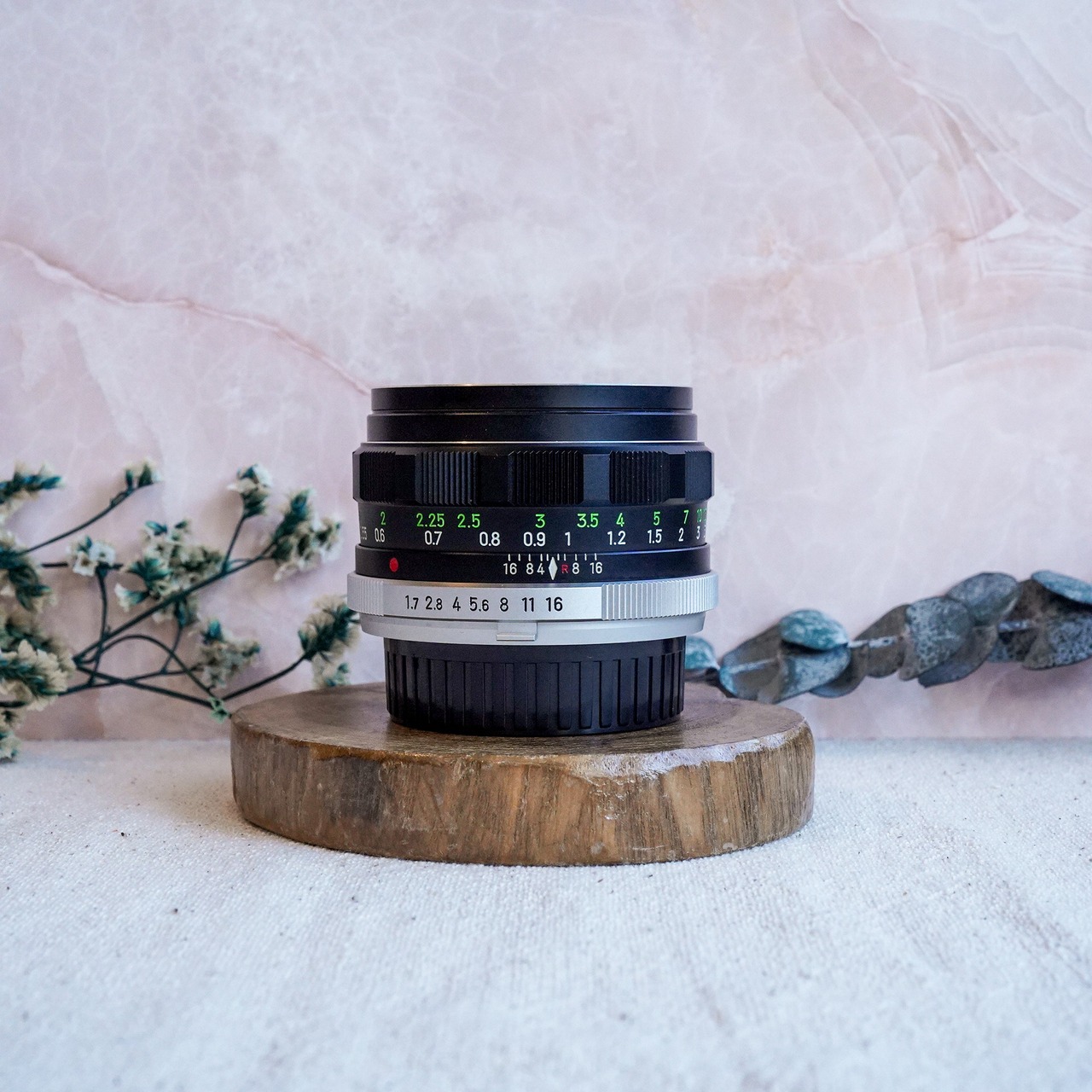 【美品】MC Rokkor PF 55mm f1.7  緑のロッコール
