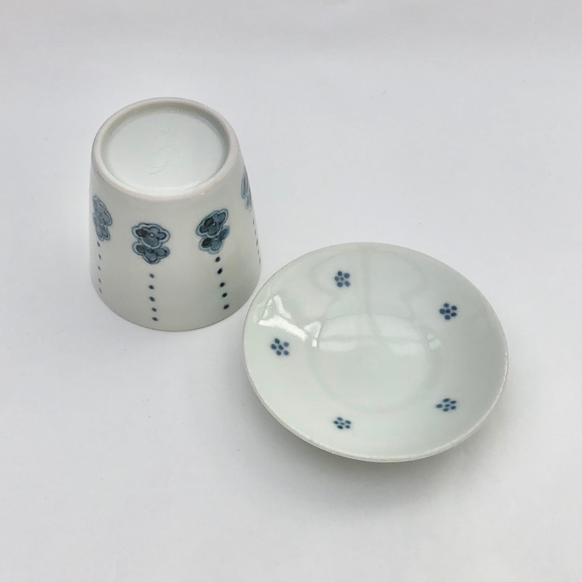 のぞき猪口・豆手塩皿 各2個セット | 陶祖李参平窯 onlineshop