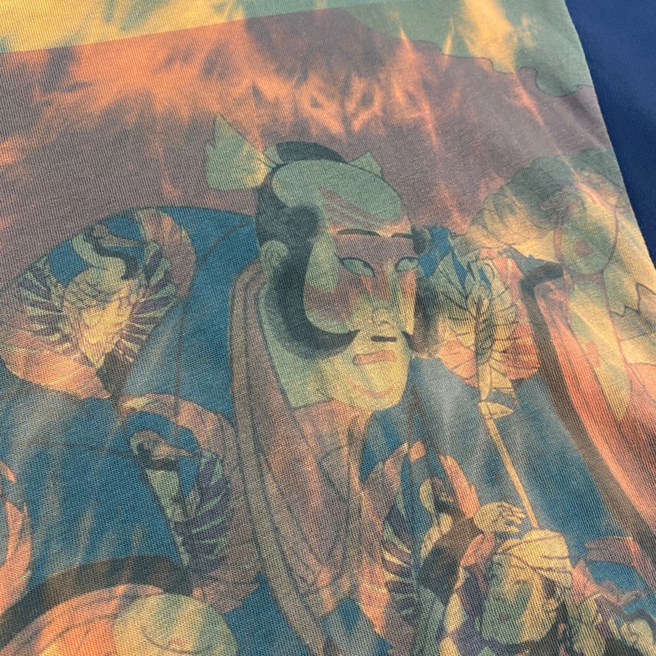 【tshirts238】L size  KIMONO &  print T-SHIRTS