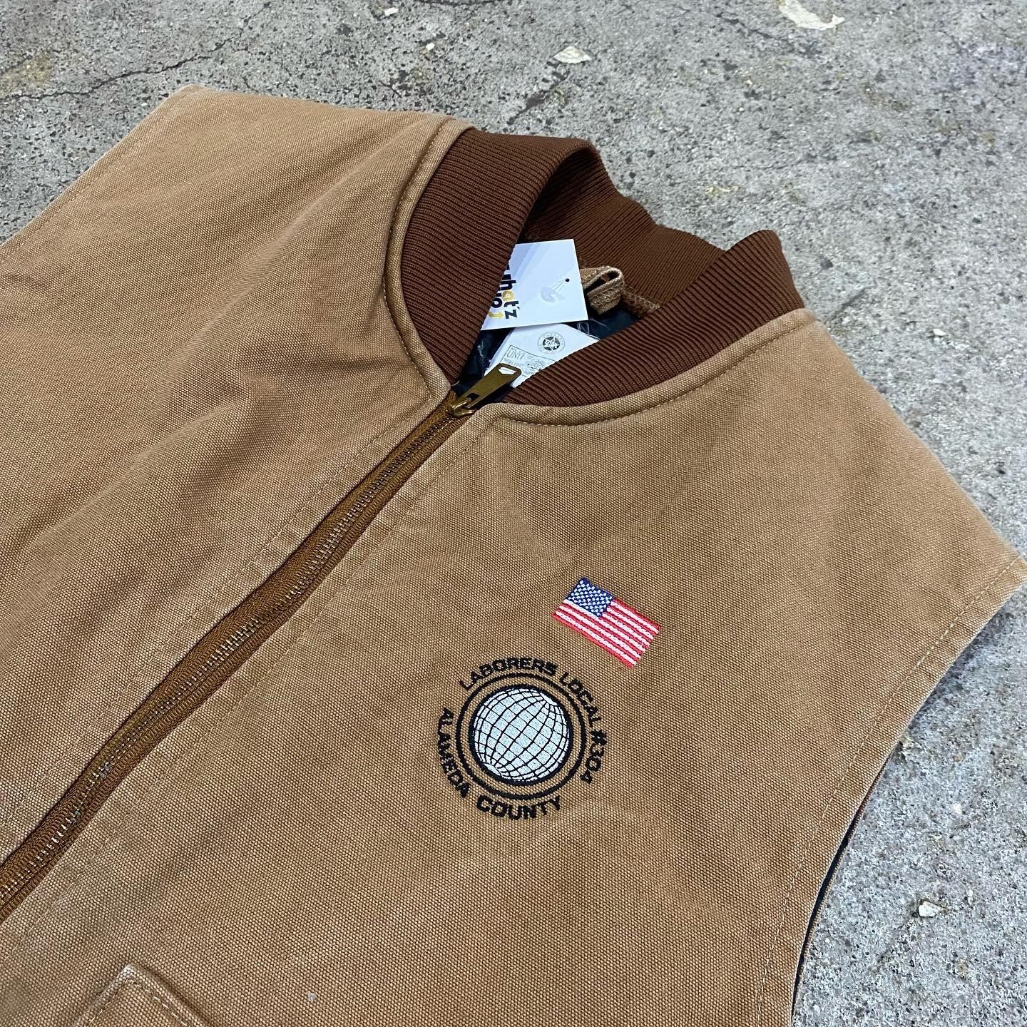 00s Carhartt quilting liner duck vest | What