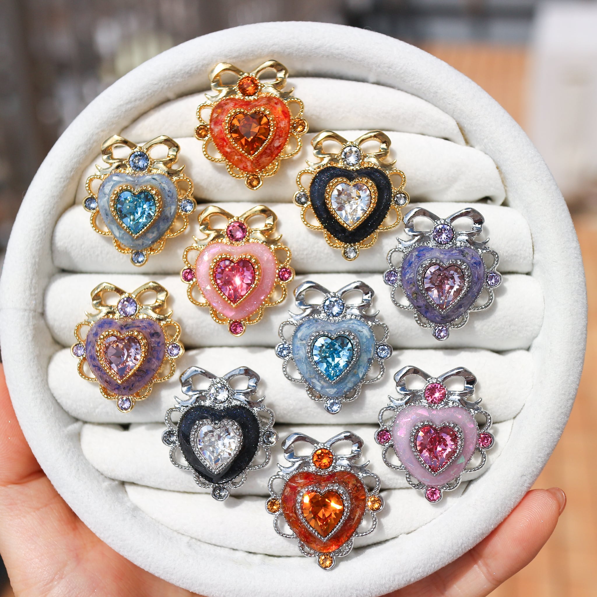 ハートフリルリボンリング（ピンク） | マルベリコ