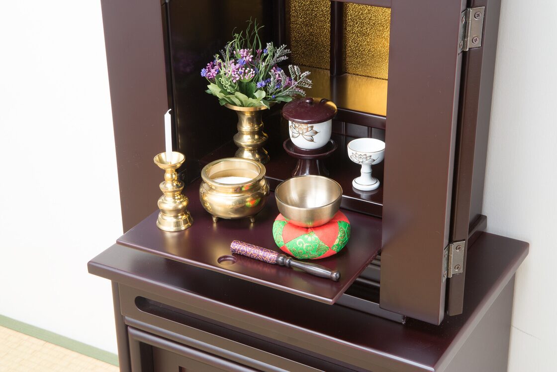 収集品 仏壇用小柱 高さ45.5㎝ 高級仏壇用 14本 木製（