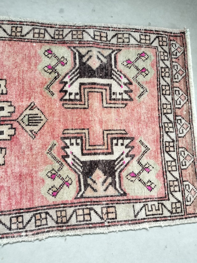 Turkish small rug 112✕53cm No.414