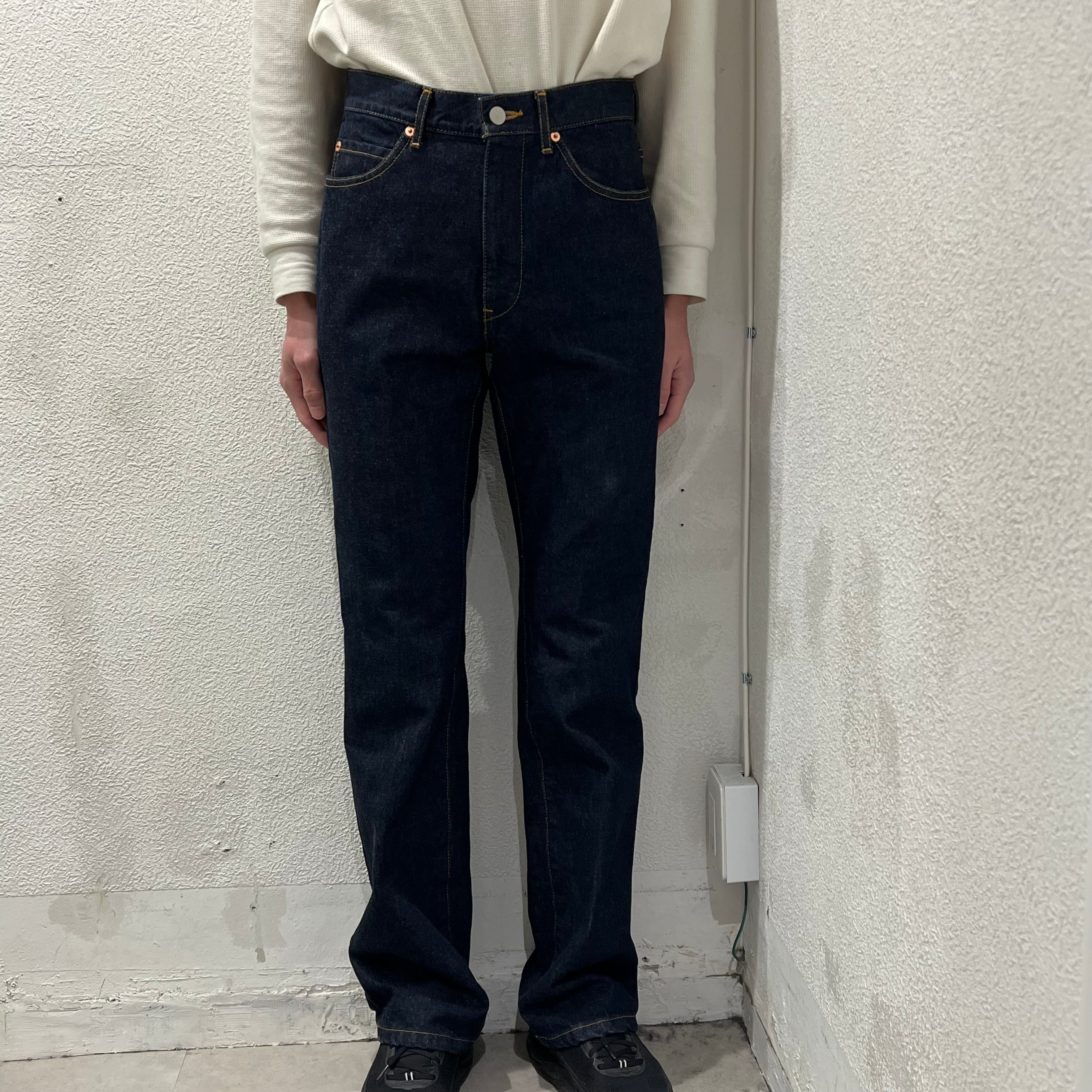 ALLEGE　アレッジ　21SS Flaer One Wash Denim PANTS フレア デニム パンツ AL21S-PT02A　SIZE 1　 179cm62kg【表参道t02】 | ブランド古着Brooch powered by BASE