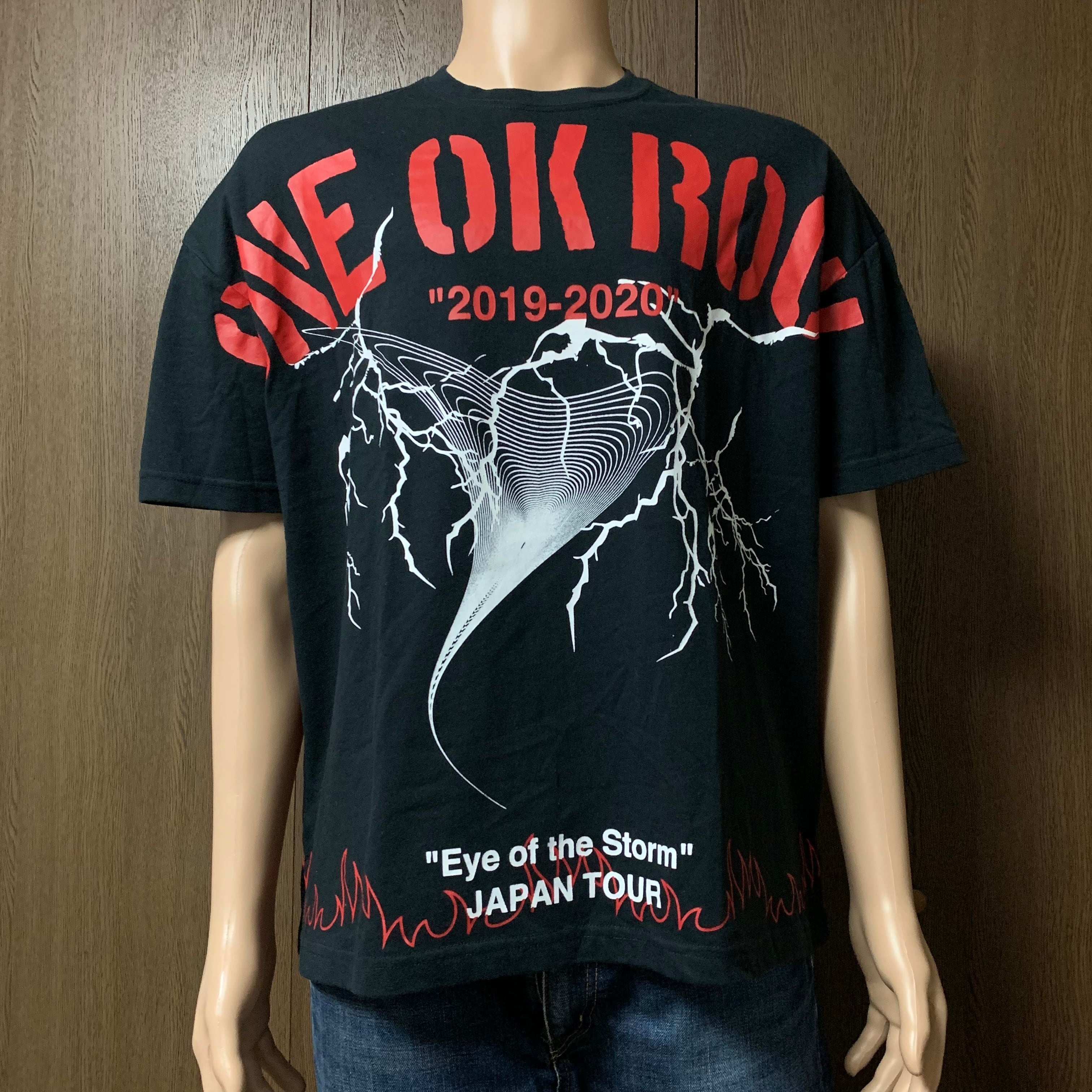 【古着】ONE OK ROCK オーバーサイズ バンドTシャツ EYE OF THE STORM