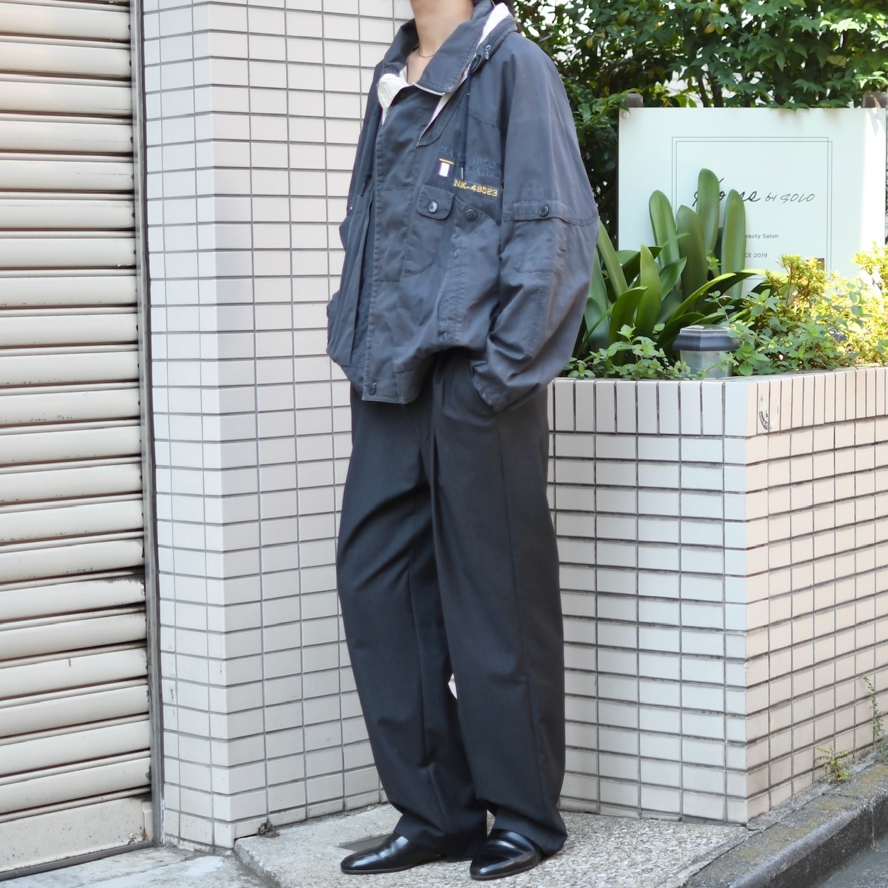 design fade gimmick blouson