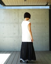 METHO - Through fit No sleeves : Black:long