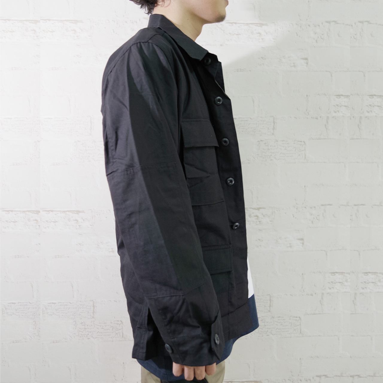 【MILITARY DEADSTOCK(ミリタリーデッドストック)】US ARMY BDU Jacket BLACK357 Deadstock ユーエスアーミーBDU ブラック357デッドストック
