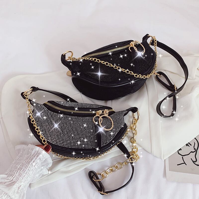 新しい小さなバッグ女性2020新しい波夏夏ワイルドチェーンクロスボディバッグワイルドインネット赤い胸バッグ Tiancai_Wing_Bag1575847