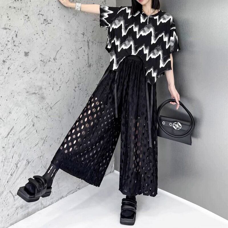 トップス×七丈パンツセットアップ A0427