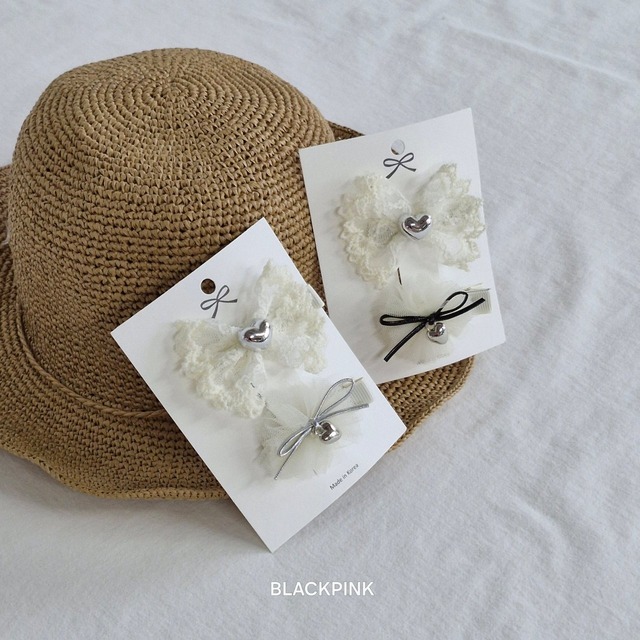 [BLACKPINK] Accessory) Easy Daily Snap Clip / [블랙핑크] 악세)이지데일리똑딱핀