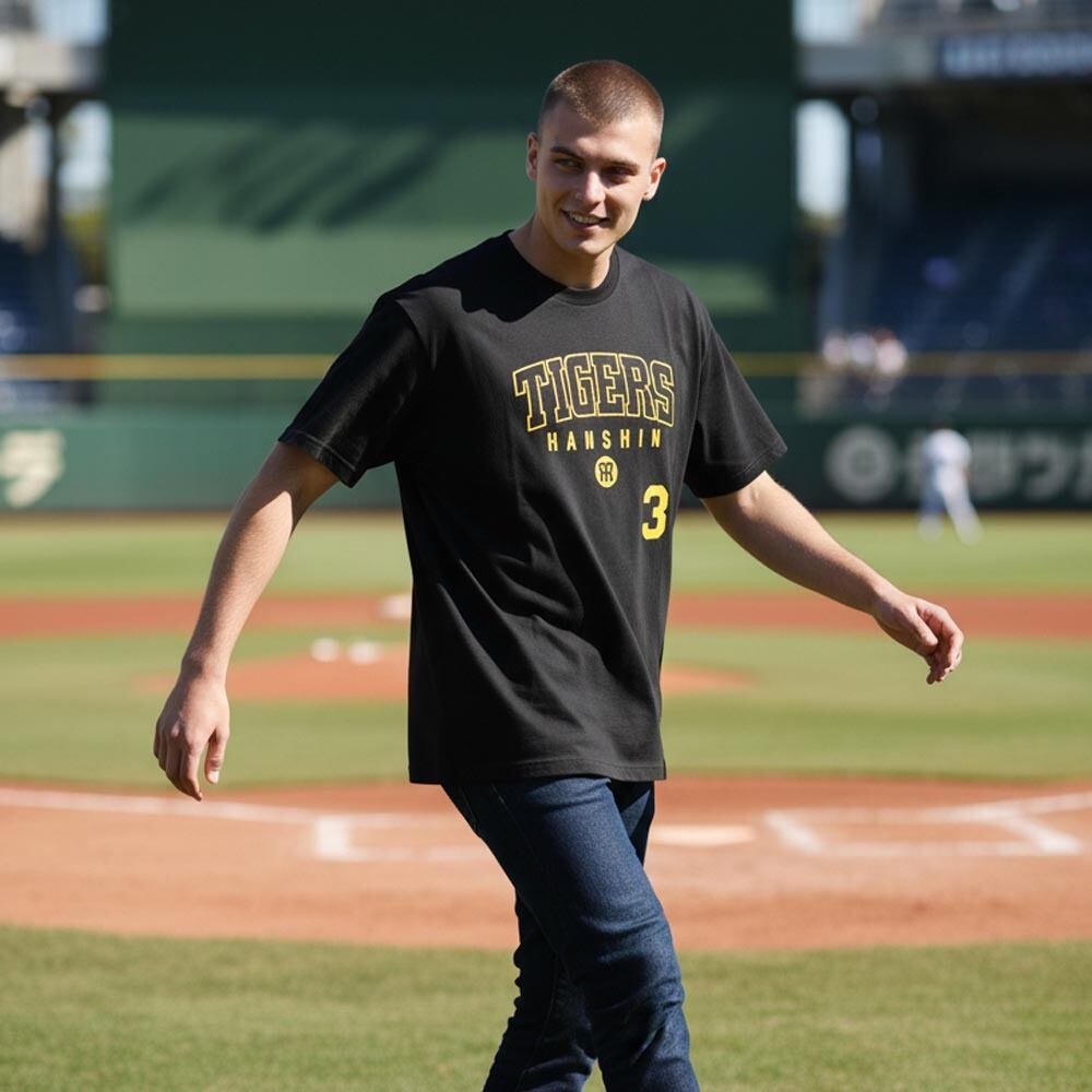 阪神タイガース グッズ 球団承認 NEWバージョン！TIGERS LOGO☆TL大山