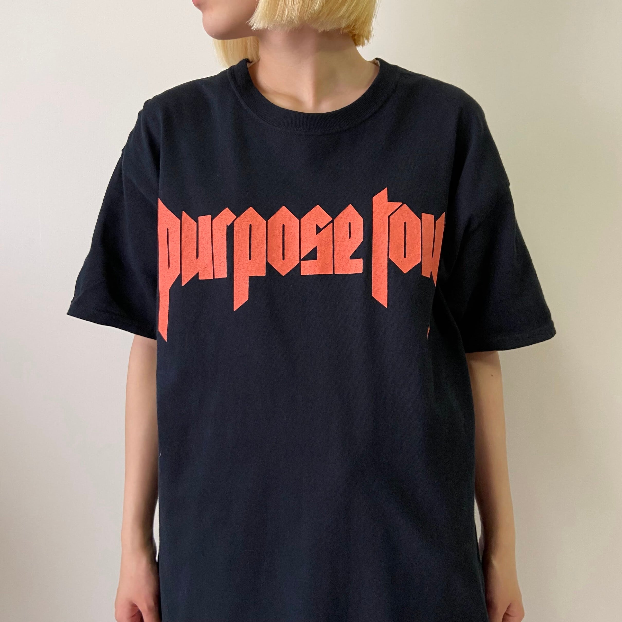 ジャスティンビーバー　purpose tour vintage Vintage Justin Bieber Purpose Tour Y2K Long Sleeves Tshirt