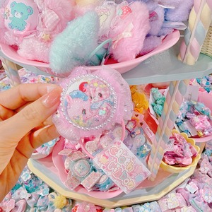 【C5】87-22くるみボタンヘアゴム