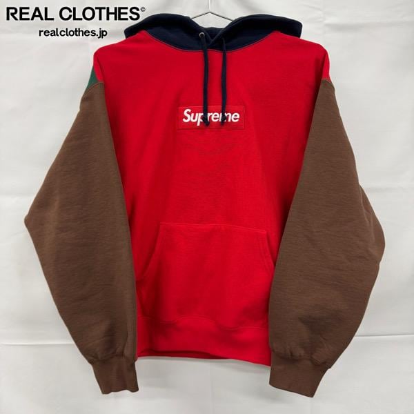 Supreme/シュプリーム【22SS】Cropped Panels Hooded Sweatshirt