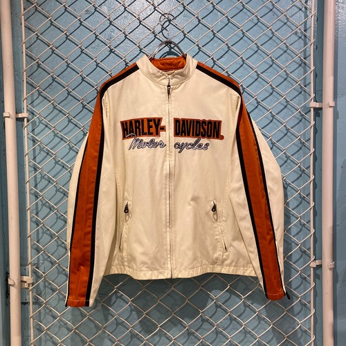 Harley Davidson -Cotton × Nylon racing Jacket