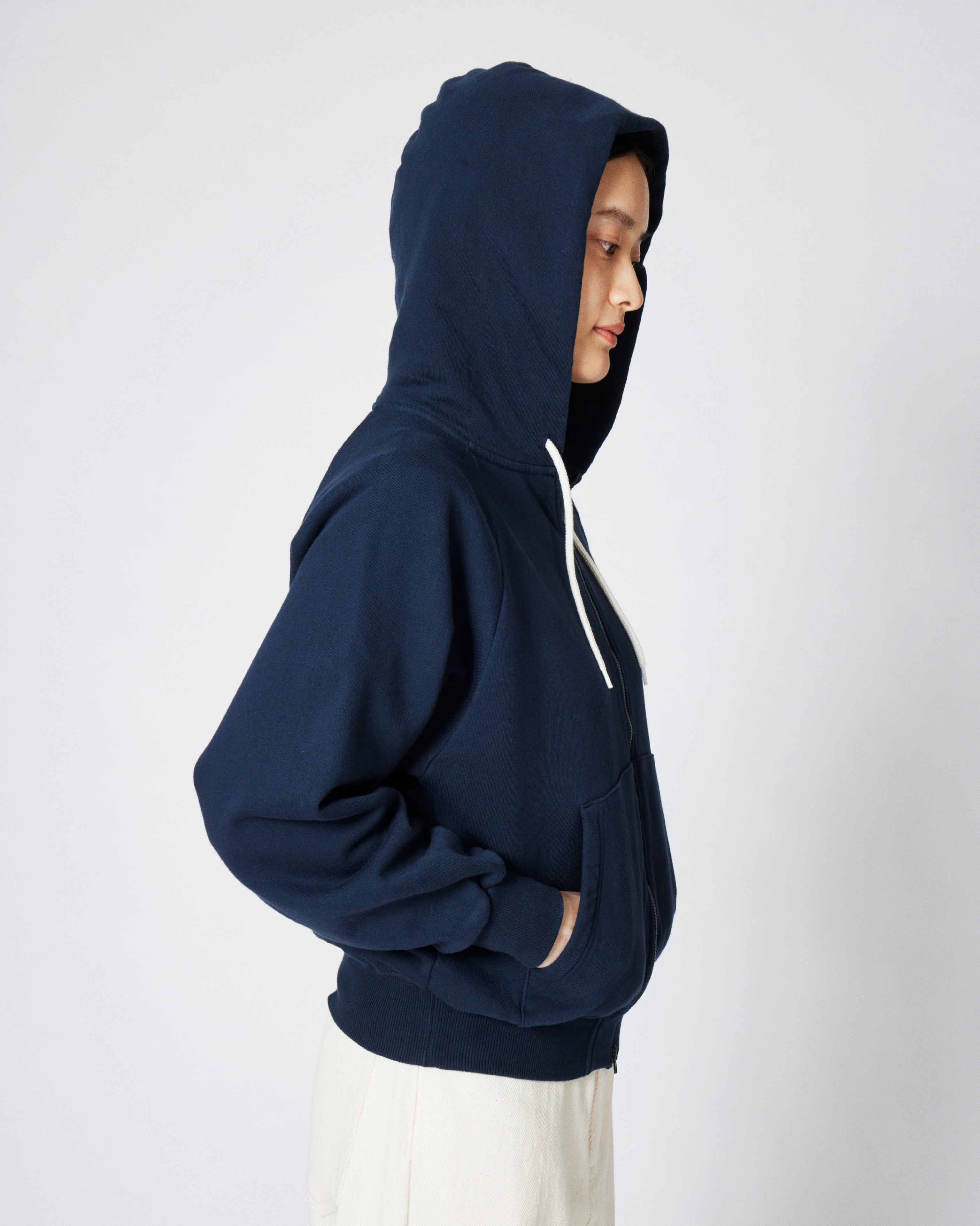 everyone original logo zip up hoodie (NAVY) | everyone