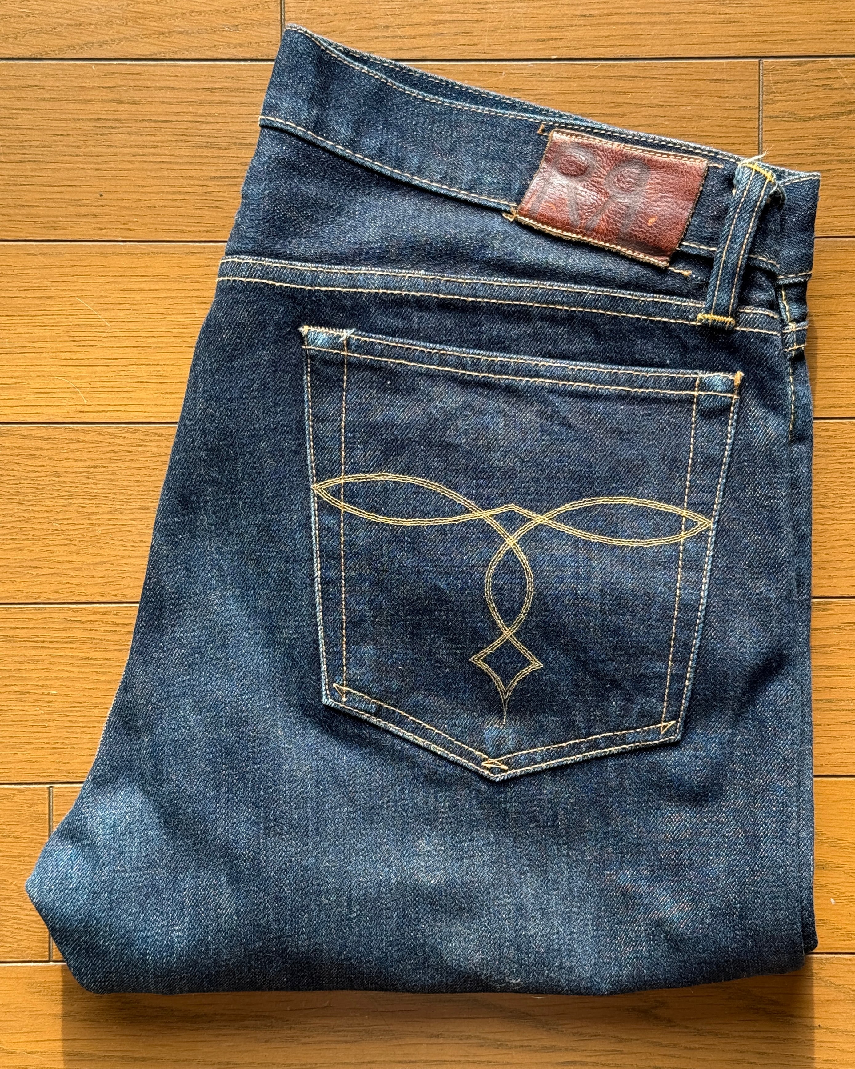 RRL スリム フィット セルビッジ ジーンズ　W32 新品 RRL スリムフィット ウォッシュ加工 セルビッジジーンズ W30-L30