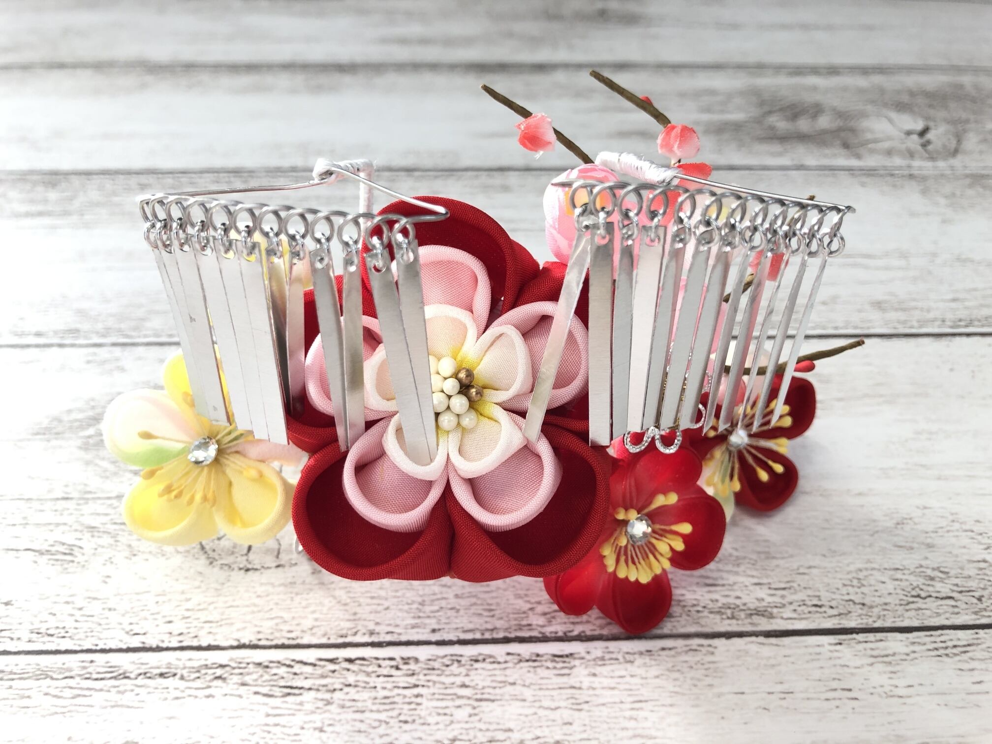 【着用1回美品】日本製 勝山 かんざし c1a85f4d5775fba1a1912272bfc451