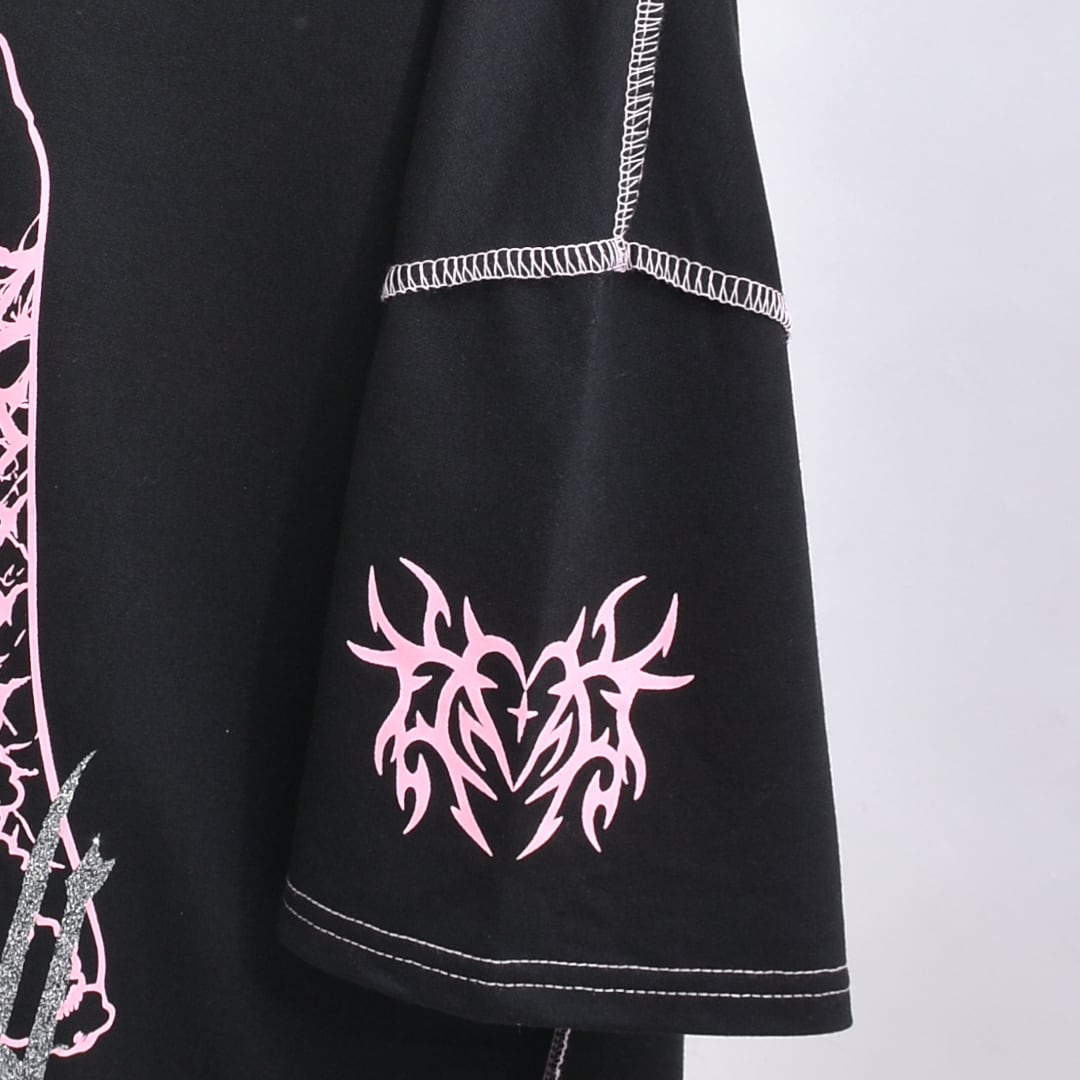 5/13 完売→再入荷！】新作☆Fallen BunnyステッチTシャツ