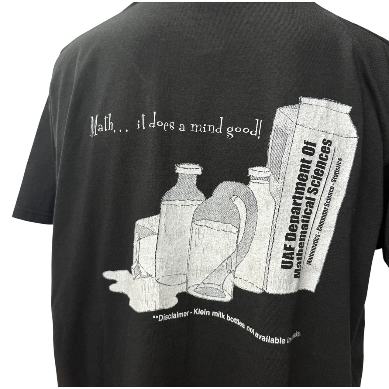 【UAF Department Of Mathematical Sciences】アラスカ大学フェアバンクス校 数科学科 "got math?" 90's-00's Vintage Tシャツ