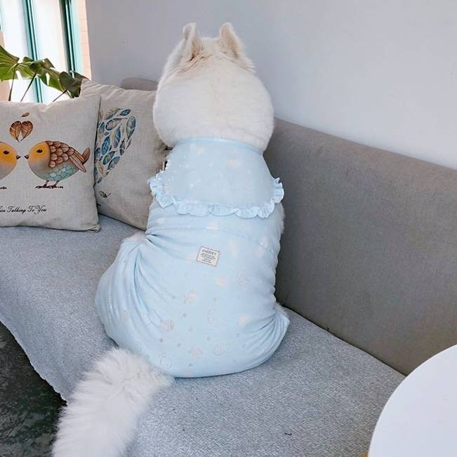 2色 お魚さん模様の薄手のノースリーブ