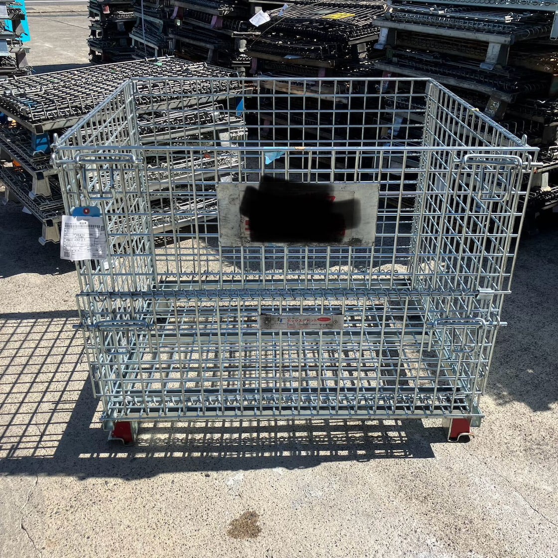 中古メッシュパレットTEIMO 10枚セット 横幅1000×奥行800×高さ850mm 