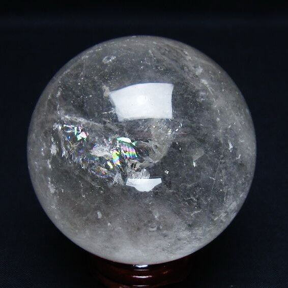 水晶 丸玉 63mm スフィア 置物 水晶玉 一点物 151-8900