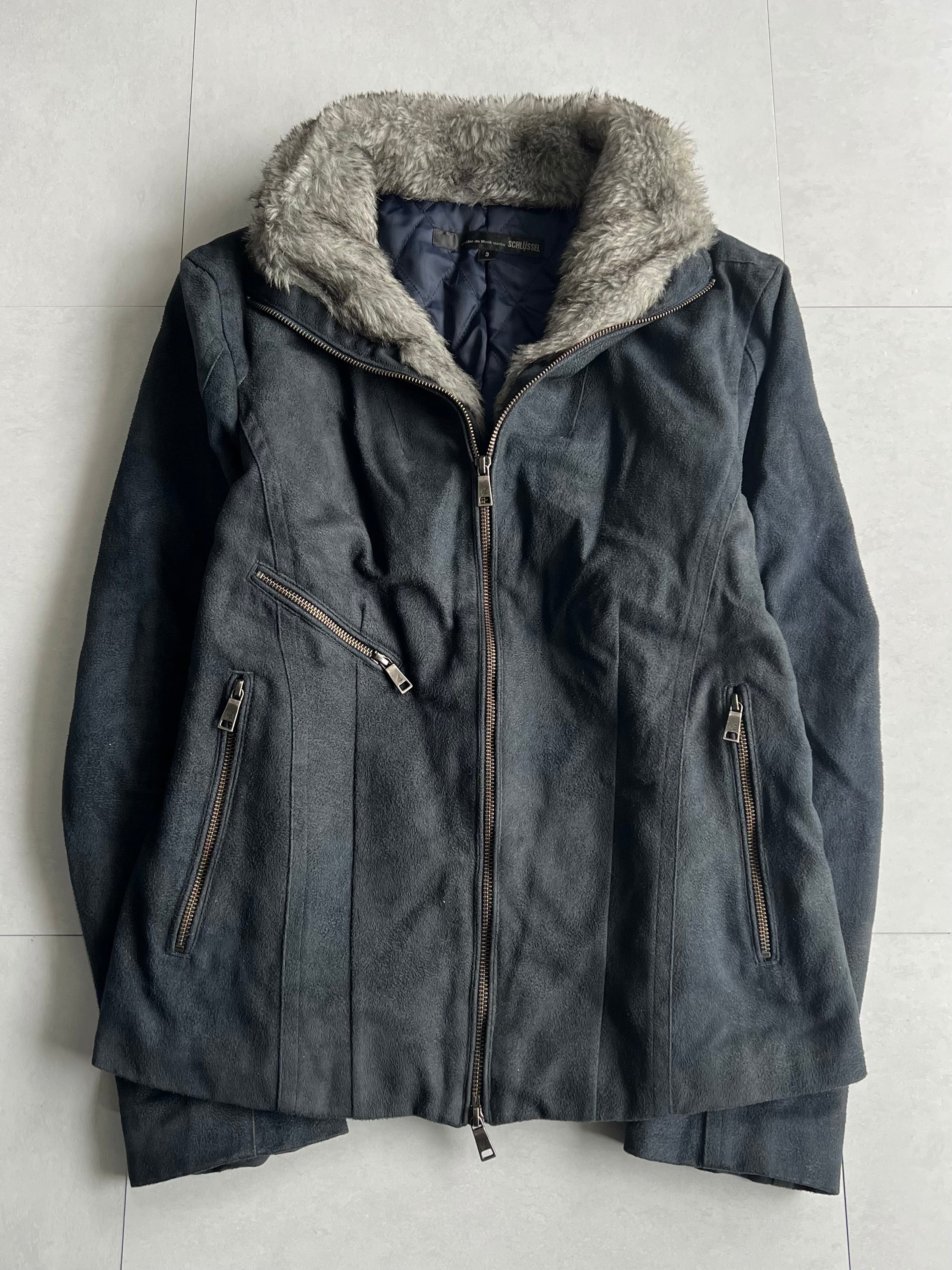 "SCHLÜSSEL" Suede Fur Jacket