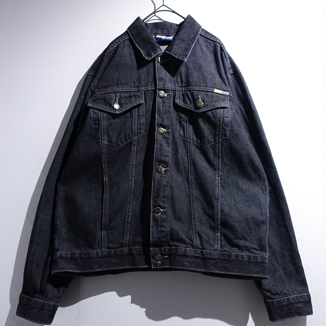 EURO Black Denim Trucker Jacket