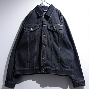 EURO Black Denim Trucker Jacket