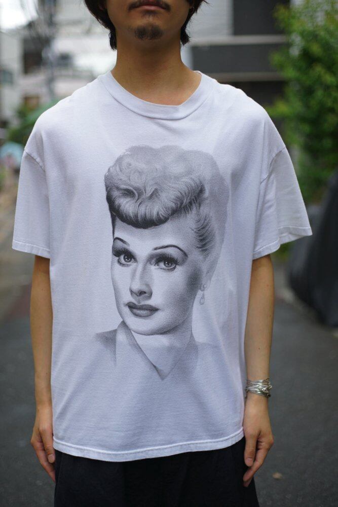 I LOVE LUCY] Vintage Print T-Shirt [1990s-] Vintage Print T-Shirt