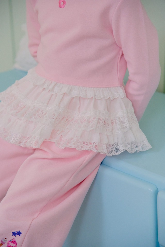 【即納】<chouchoushasha> Lace layered skirt