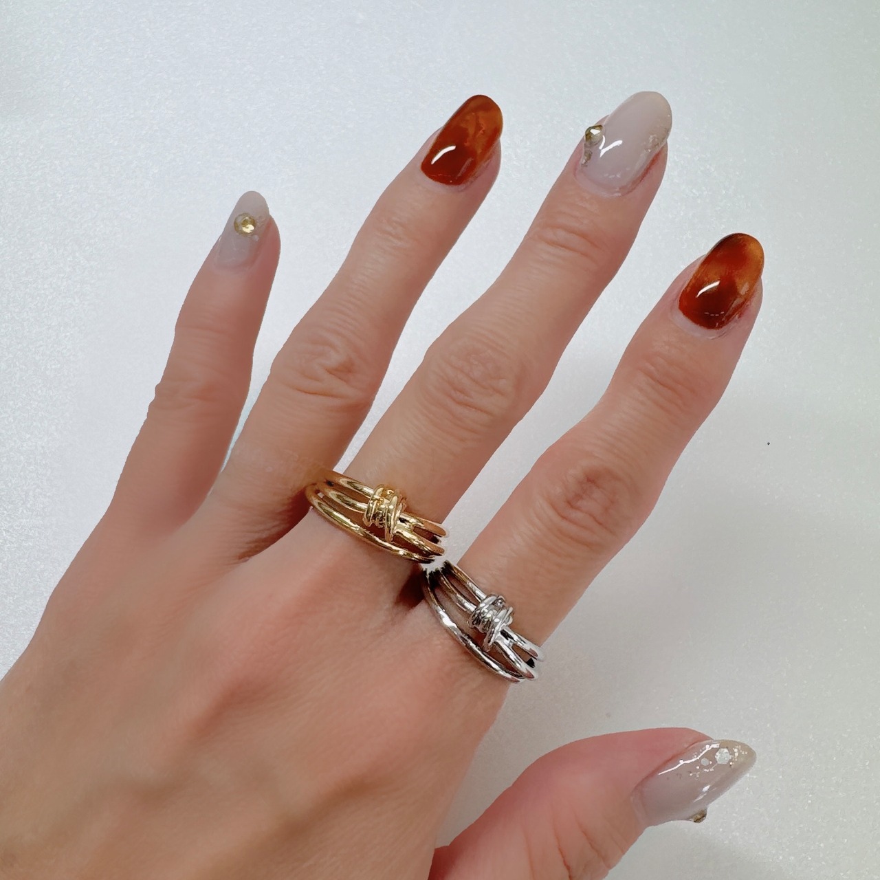 ノットデザインリング　デザインリング　プチプラ　bittersweet