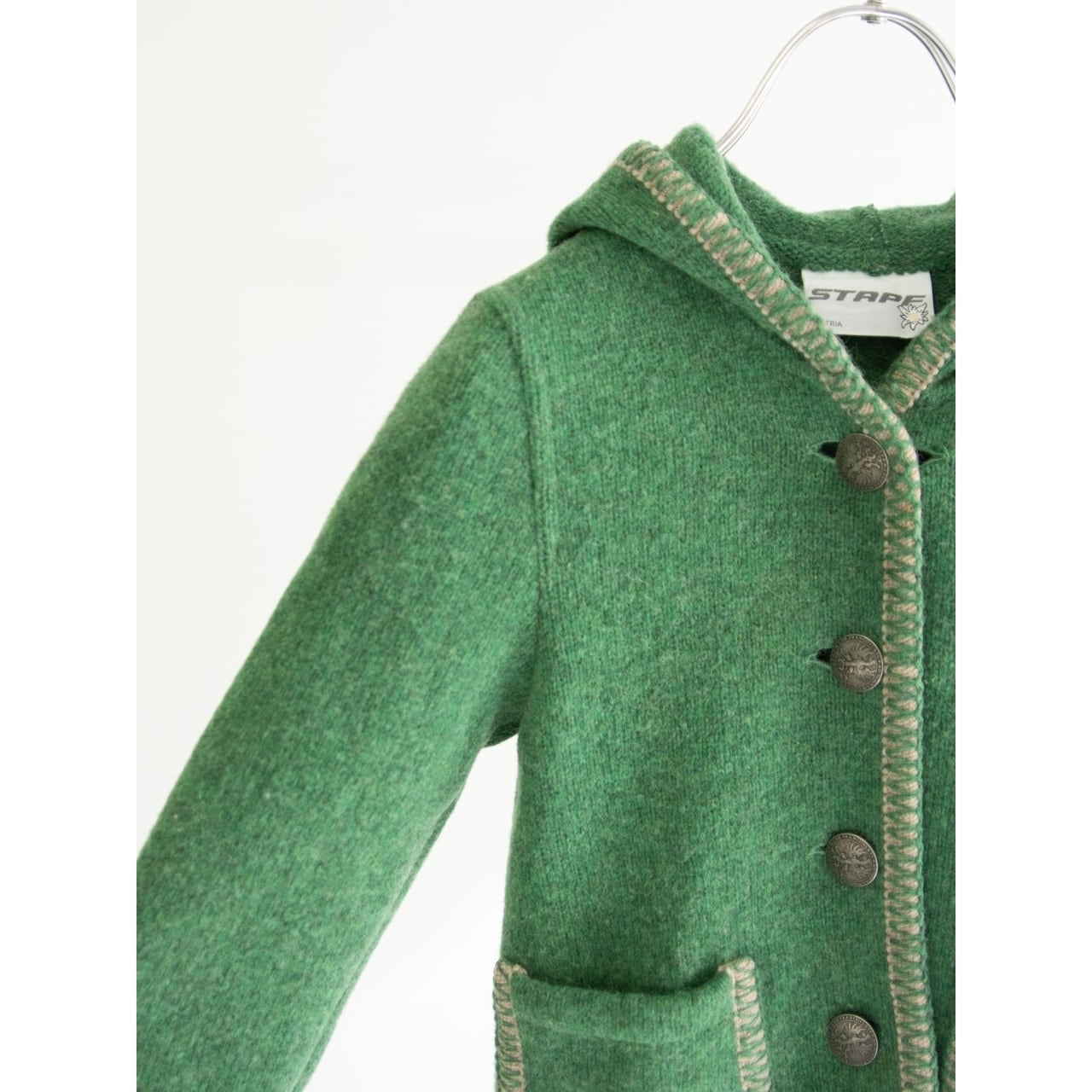 Kids STAPF】Made in Austria 100% Wool Traditional Cardigan 92