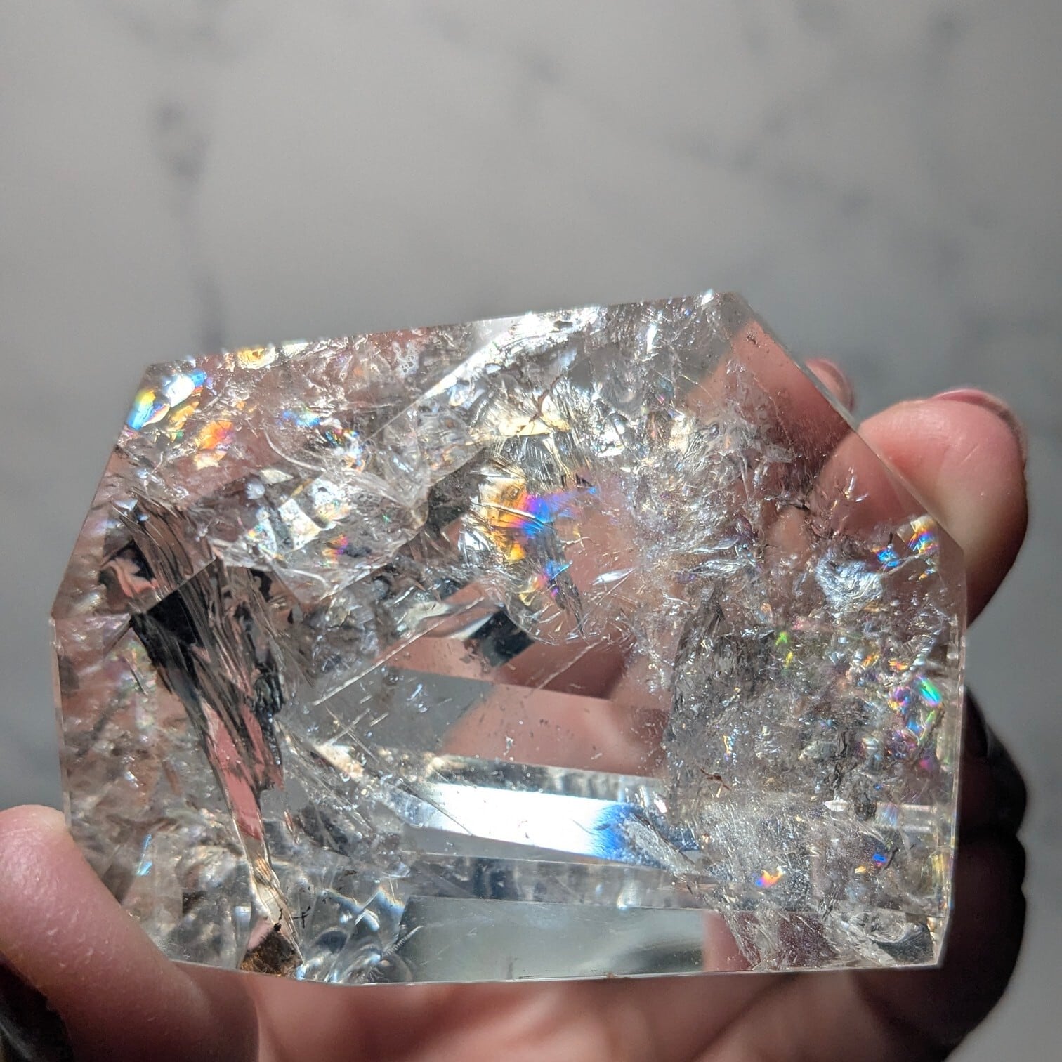スモーキ―クォ―ツ (多面体カット) スモーキークォーツ 多面カット | iris imrama stone