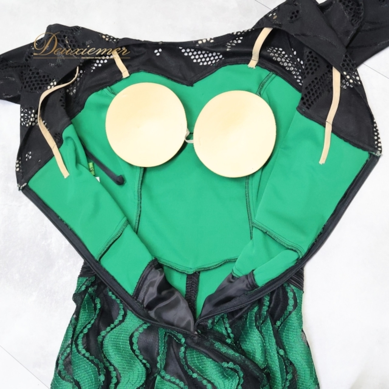 社交ダンス 衣装 パスタイム PASTIME ワンピース ドレス 黒 緑 レース 日本製 パーティドレス 発表会 綺麗 上品 パーティ ブラック系 グリーン系 社交ダンスドレス ダンス衣装 大人用 フォーマルドレス レディースドレス エレガント パフォーマンス