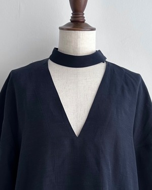 JIL SANDER　CHOKER DETAIL PULLOVER TOP